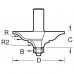 Trend C217 Bearing Guided Elegant Mould 10.5mm Radius - 1/2" Shank